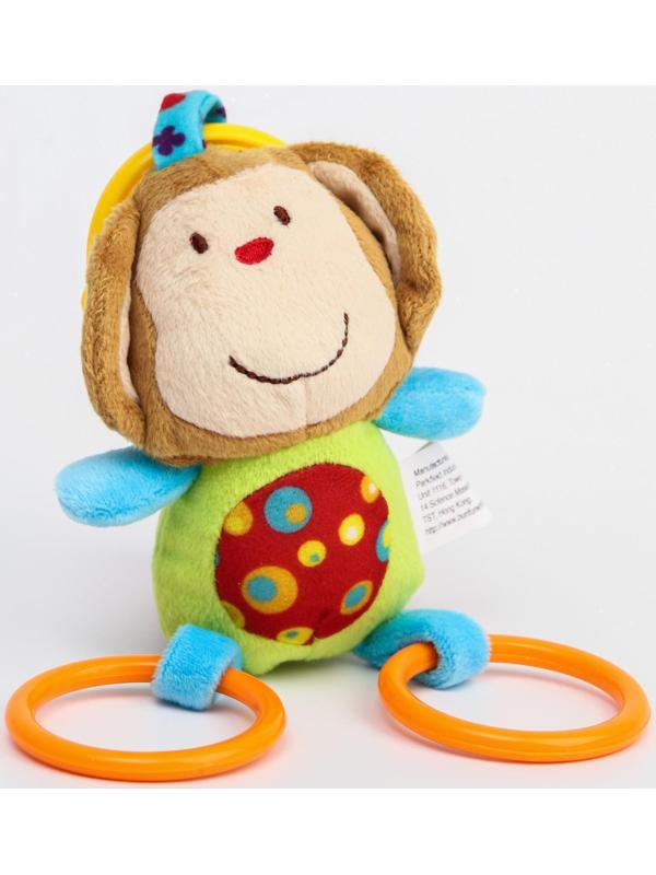 Подвеска мягкая «Яркие друзья», с развивающими элементами, 25 см, виды МИКС