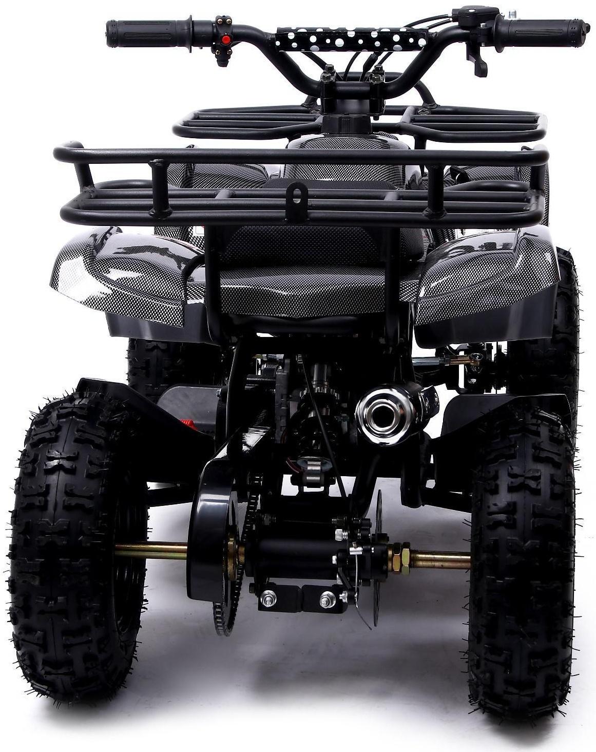 Квадроцикл бензиновый ATV G6.40 - 49cc, цвет чёрный карбон