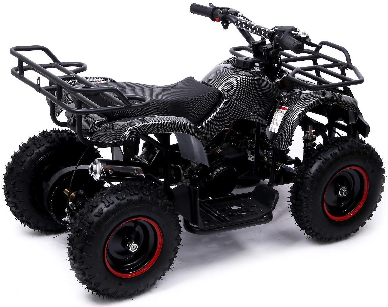 Квадроцикл бензиновый ATV G6.40 - 49cc, цвет чёрный карбон