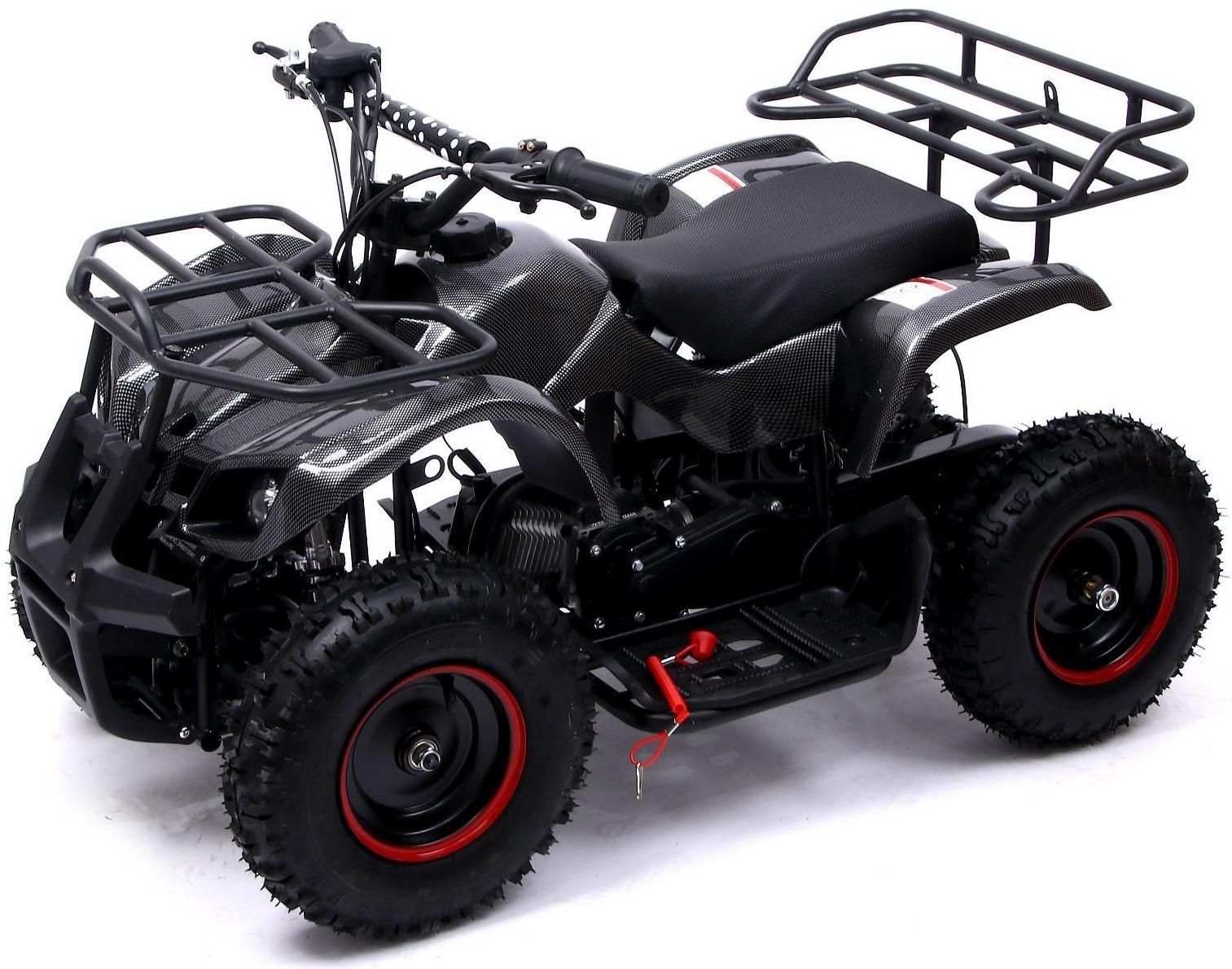 Квадроцикл бензиновый ATV G6.40 - 49cc, цвет чёрный карбон