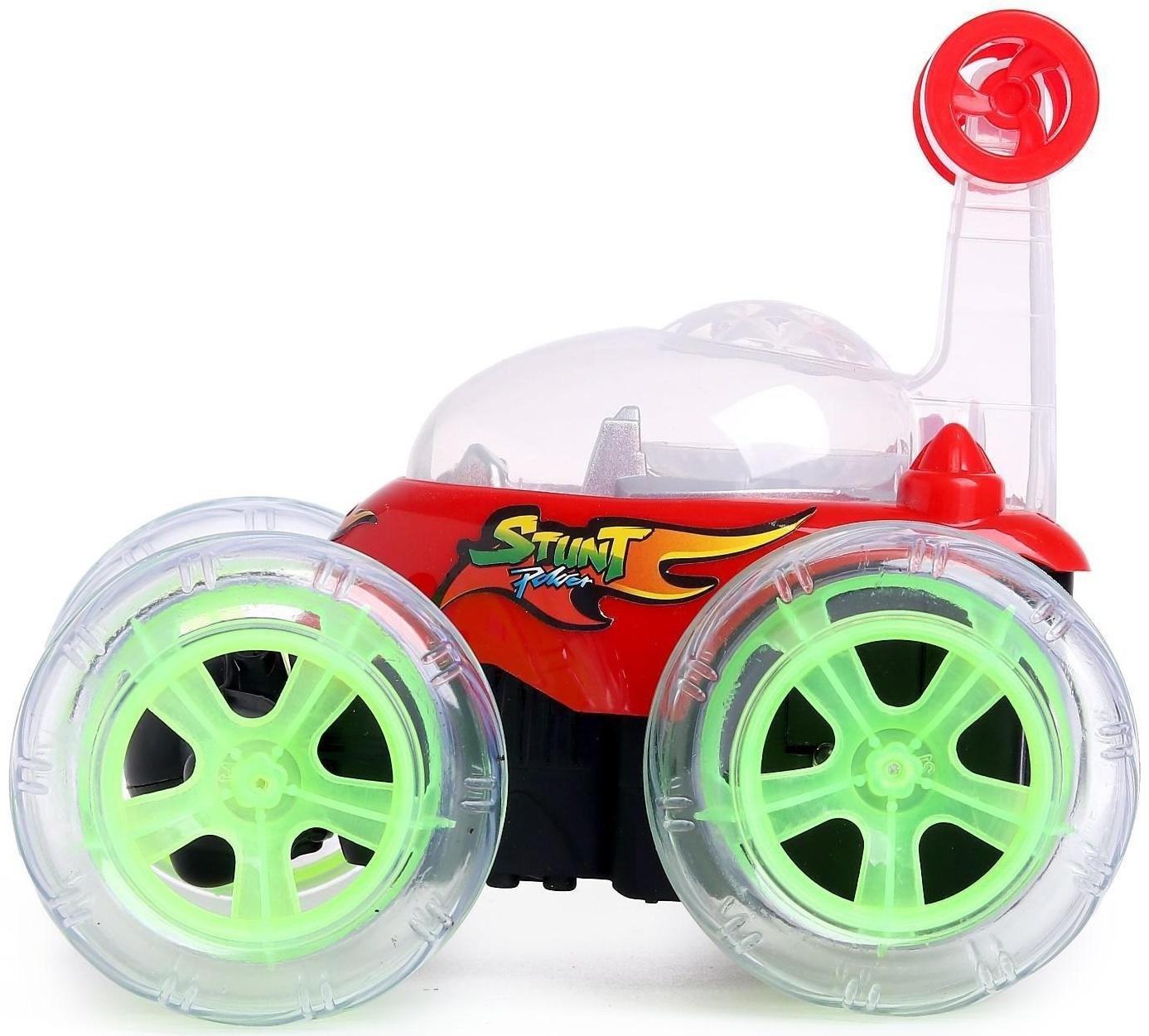 Перевёртыш радиоуправляемый «Трюкач», подсветка колёс, работает от аккумулятора, цвета МИКС