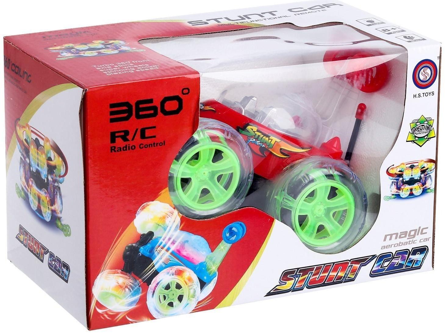 Перевёртыш радиоуправляемый «Трюкач», подсветка колёс, работает от аккумулятора, цвета МИКС