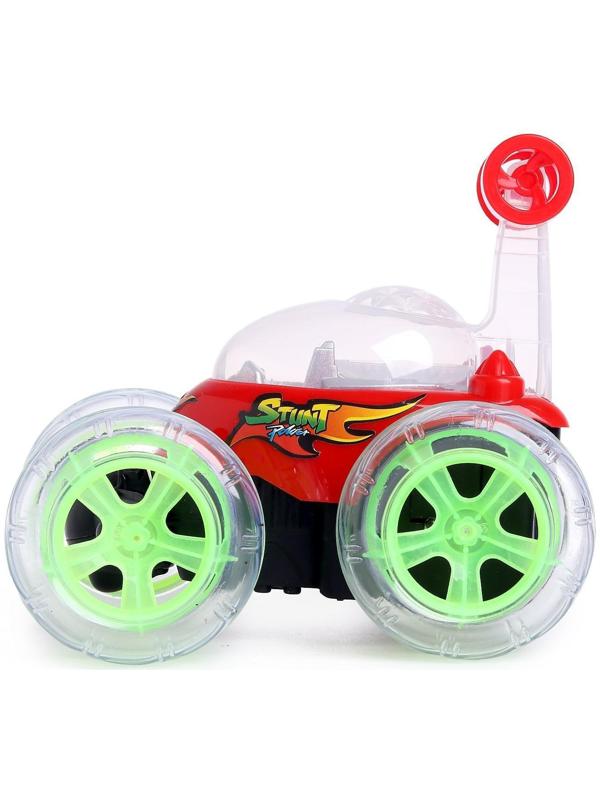 Перевёртыш радиоуправляемый «Трюкач», подсветка колёс, работает от аккумулятора, цвета МИКС