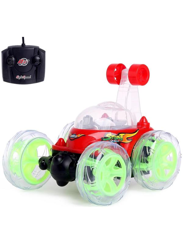 Перевёртыш радиоуправляемый «Трюкач», подсветка колёс, работает от аккумулятора, цвета МИКС