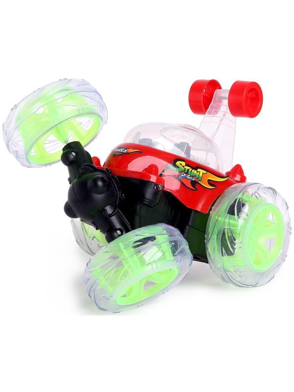 Перевёртыш радиоуправляемый «Трюкач», подсветка колёс, работает от аккумулятора, цвета МИКС