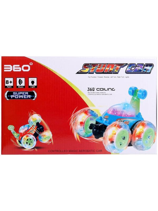 Перевёртыш радиоуправляемый «Трюкач», подсветка колёс, работает от аккумулятора, цвета МИКС