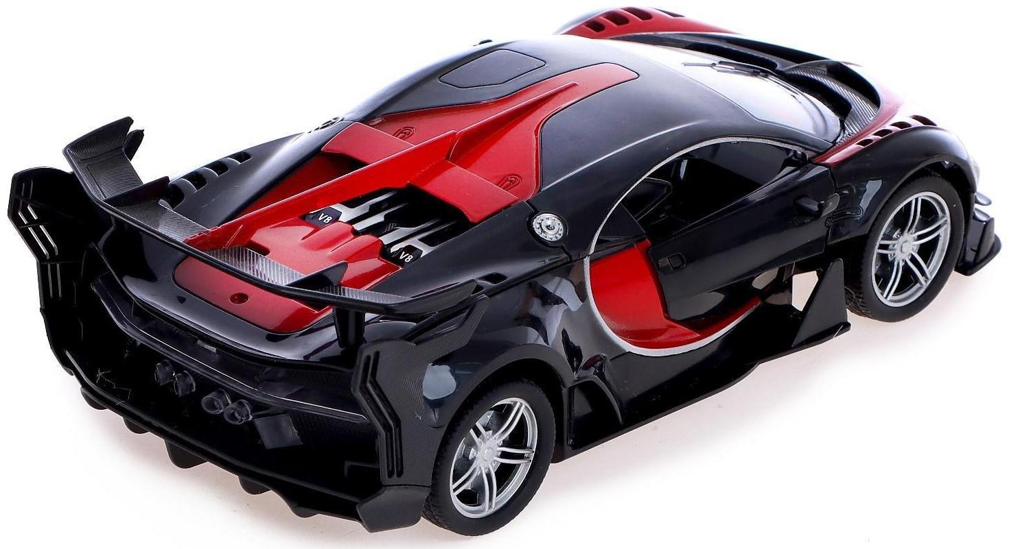 Машина радиоуправляемая «Широн», открываются двери, работает от батареек, цвет красный