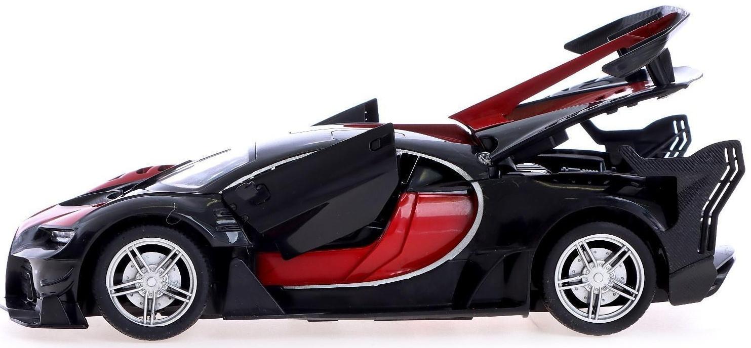 Машина радиоуправляемая «Широн», открываются двери, работает от батареек, цвет красный