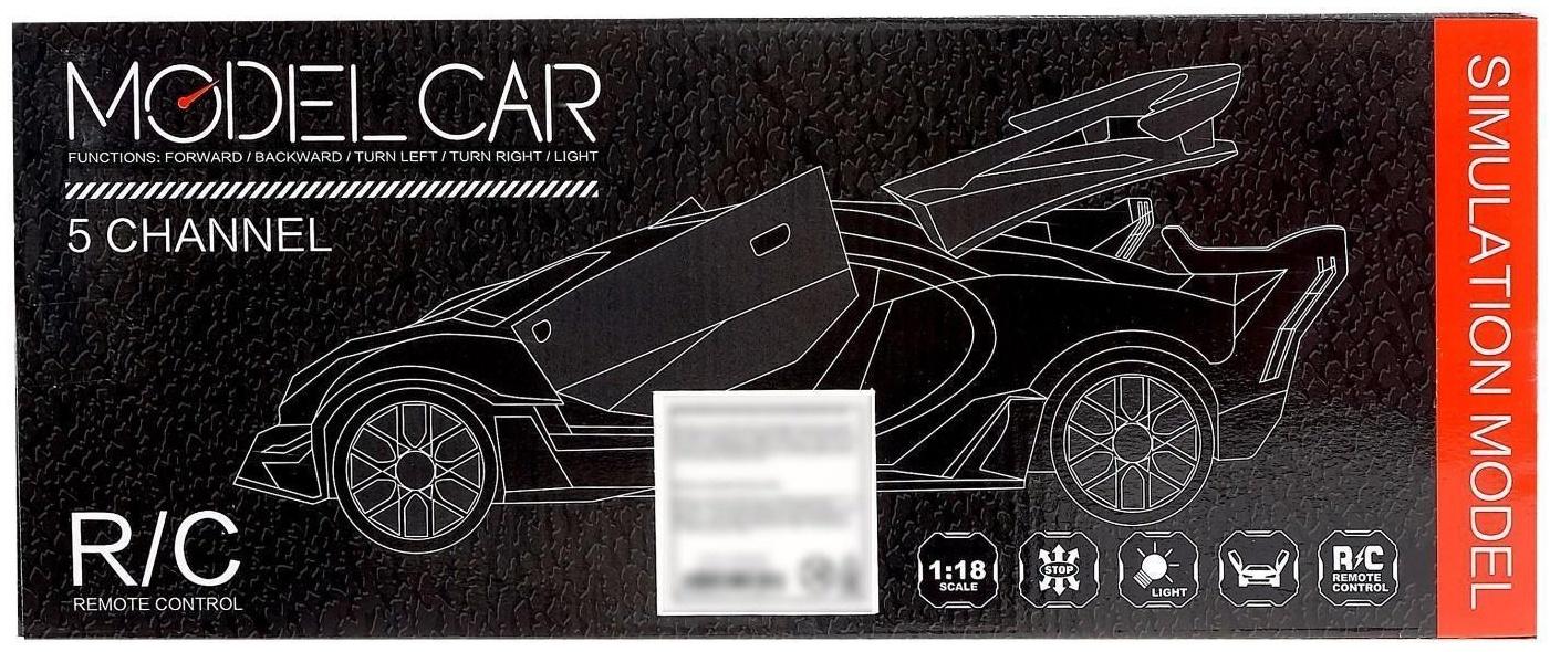 Машина радиоуправляемая «Широн», открываются двери, работает от батареек, цвет красный