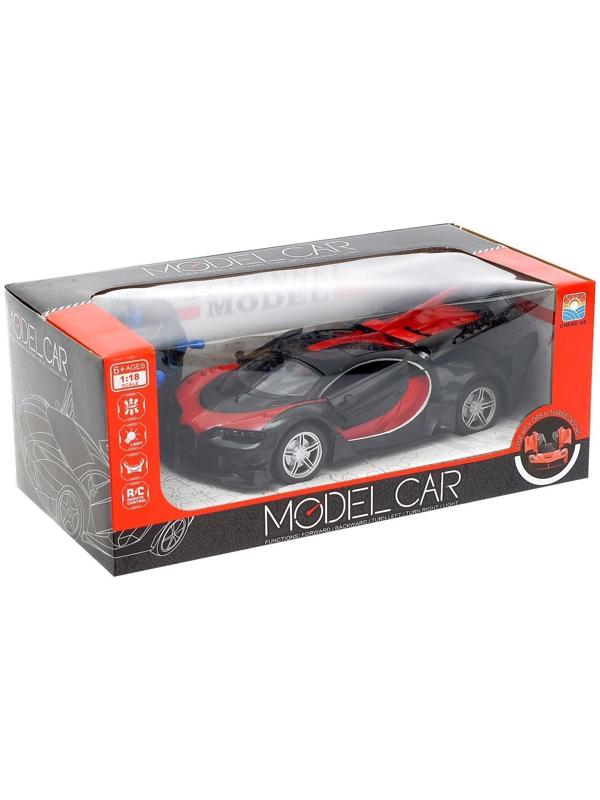 Машина радиоуправляемая «Широн», открываются двери, работает от батареек, цвет красный