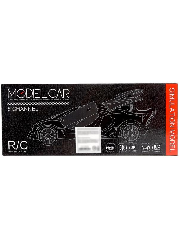 Машина радиоуправляемая «Широн», открываются двери, работает от батареек, цвет красный