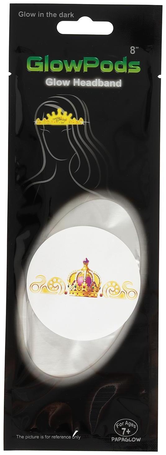 Неоновый ободок «Корона», цвета МИКС