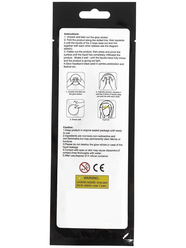 Неоновый ободок «Корона», цвета МИКС