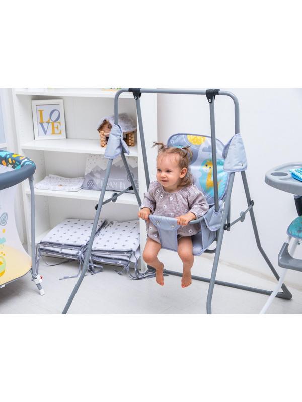 Качели детские напольные «Веселые зверята»