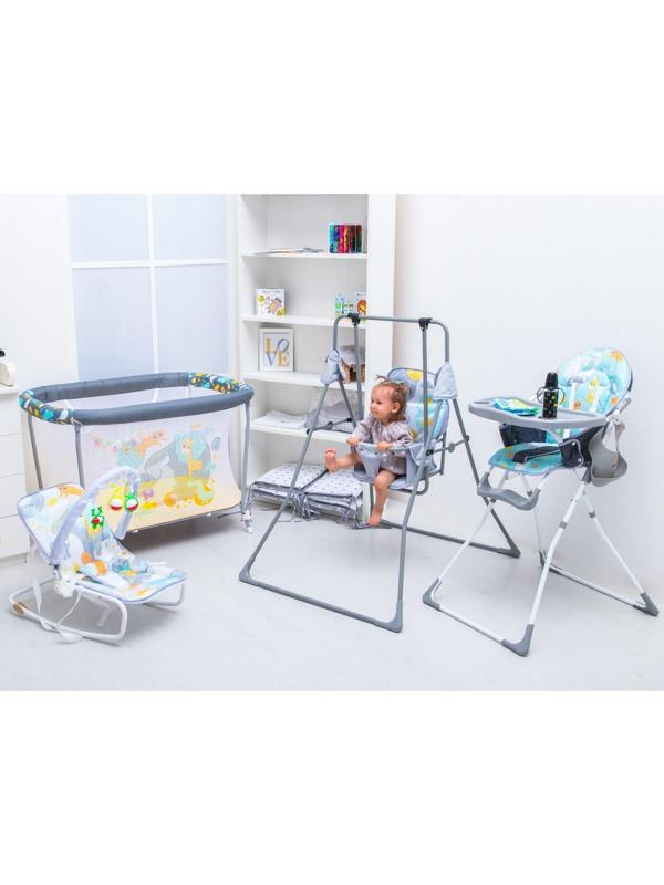 Качели детские напольные «Веселые зверята»