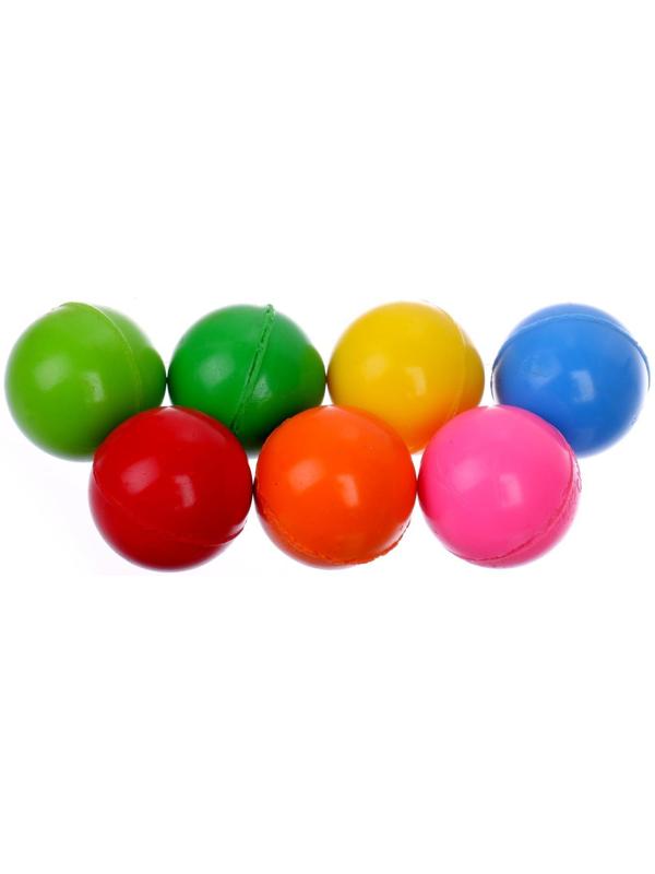 Мячики попрыгунчики «Сияй», 3 см, 5 шт.