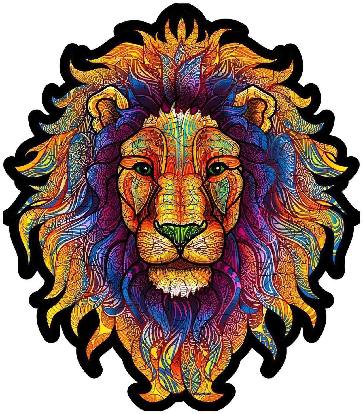 Пазл фигурный «Царь зверей»