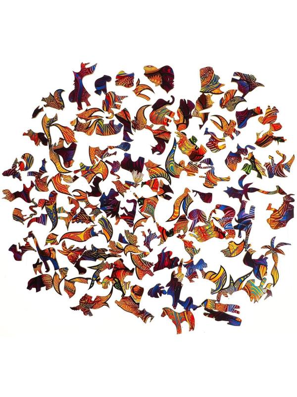 Пазл фигурный «Царь зверей»