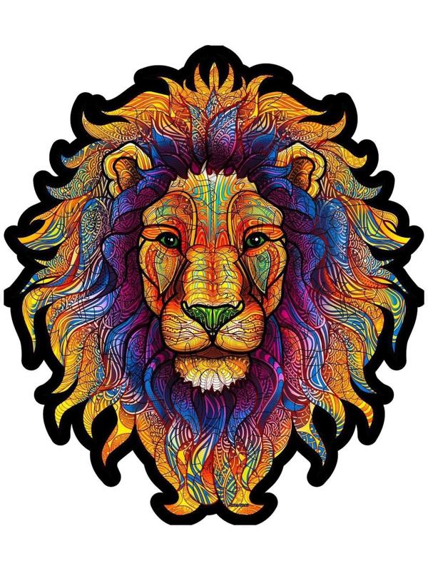 Пазл фигурный «Царь зверей»