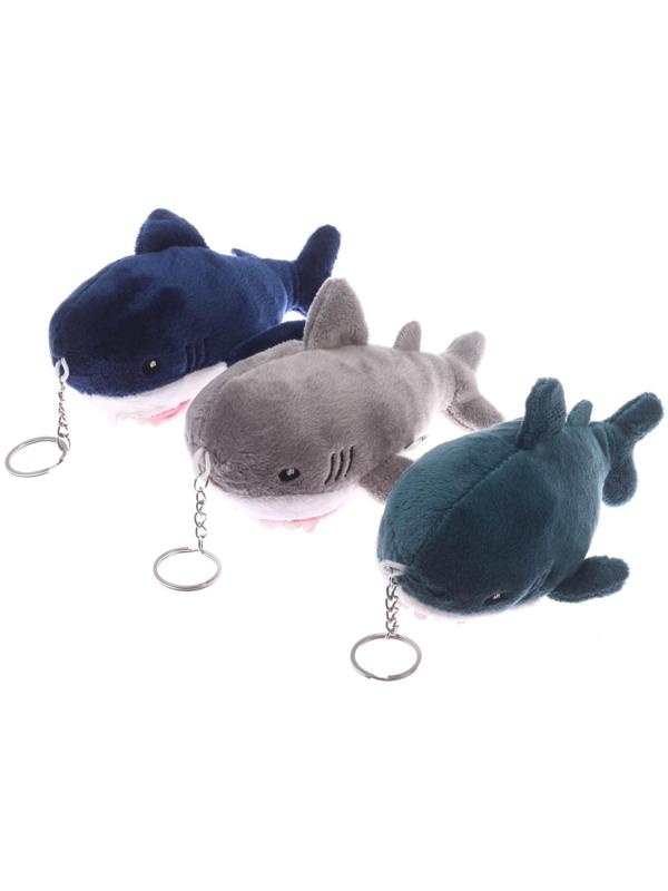 Мягкая игрушка «Акула», на брелоке, 15 см, БЛОХЭЙ, цвета МИКС