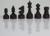 Шахматные фигуры из бука, с бархатной подкладкой король h=7.5 см, пешка h=4.3 см