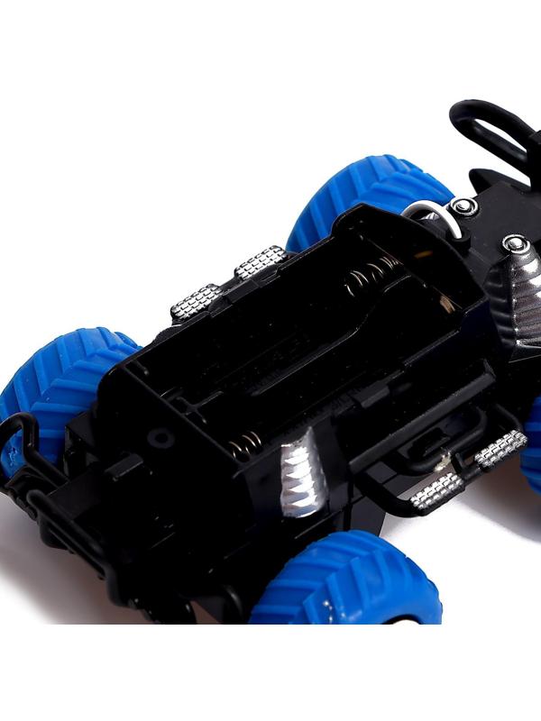 Джип радиоуправляемый «Граффити», работает от батареек, цвет синий