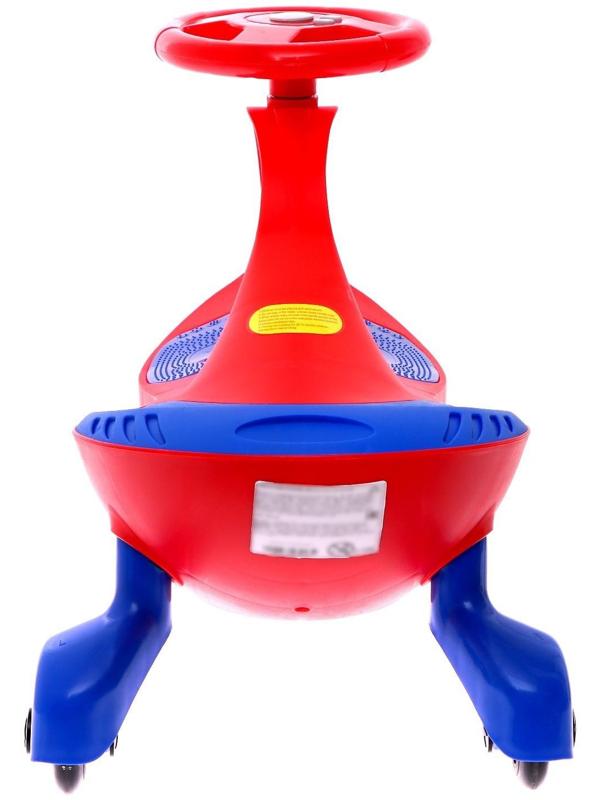 Бибикар-толокар «Плазмакар», с полиуретановыми колёсами, цвет красный