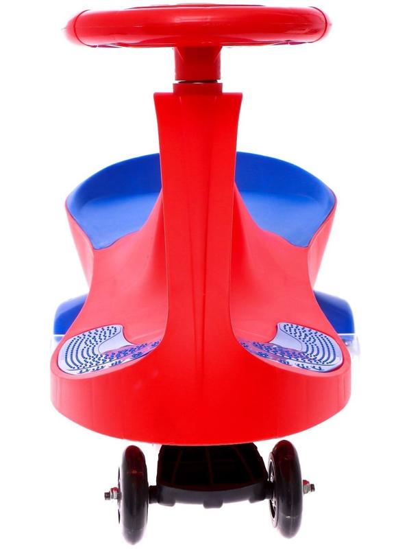 Бибикар-толокар «Плазмакар», с полиуретановыми колёсами, цвет красный
