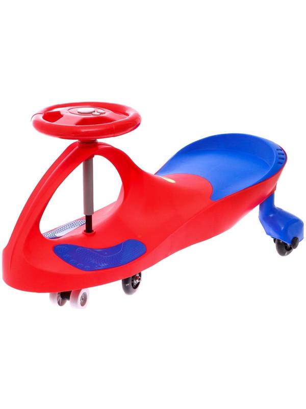 Бибикар-толокар «Плазмакар», с полиуретановыми колёсами, цвет красный