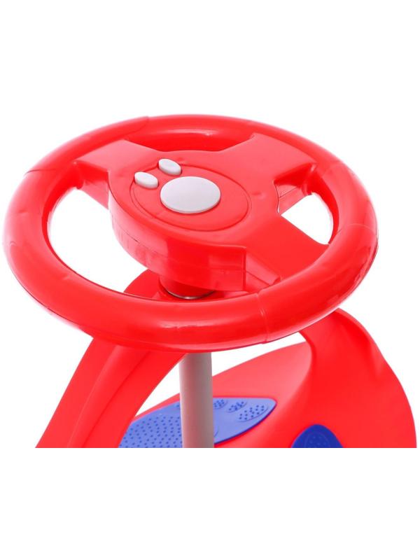 Бибикар-толокар «Плазмакар», с полиуретановыми колёсами, цвет красный