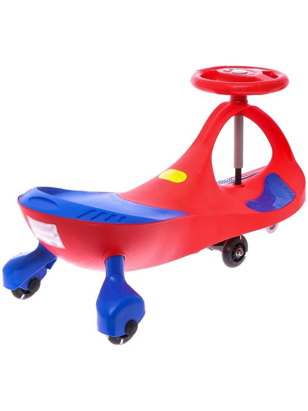 Бибикар-толокар «Плазмакар», с полиуретановыми колёсами, цвет красный