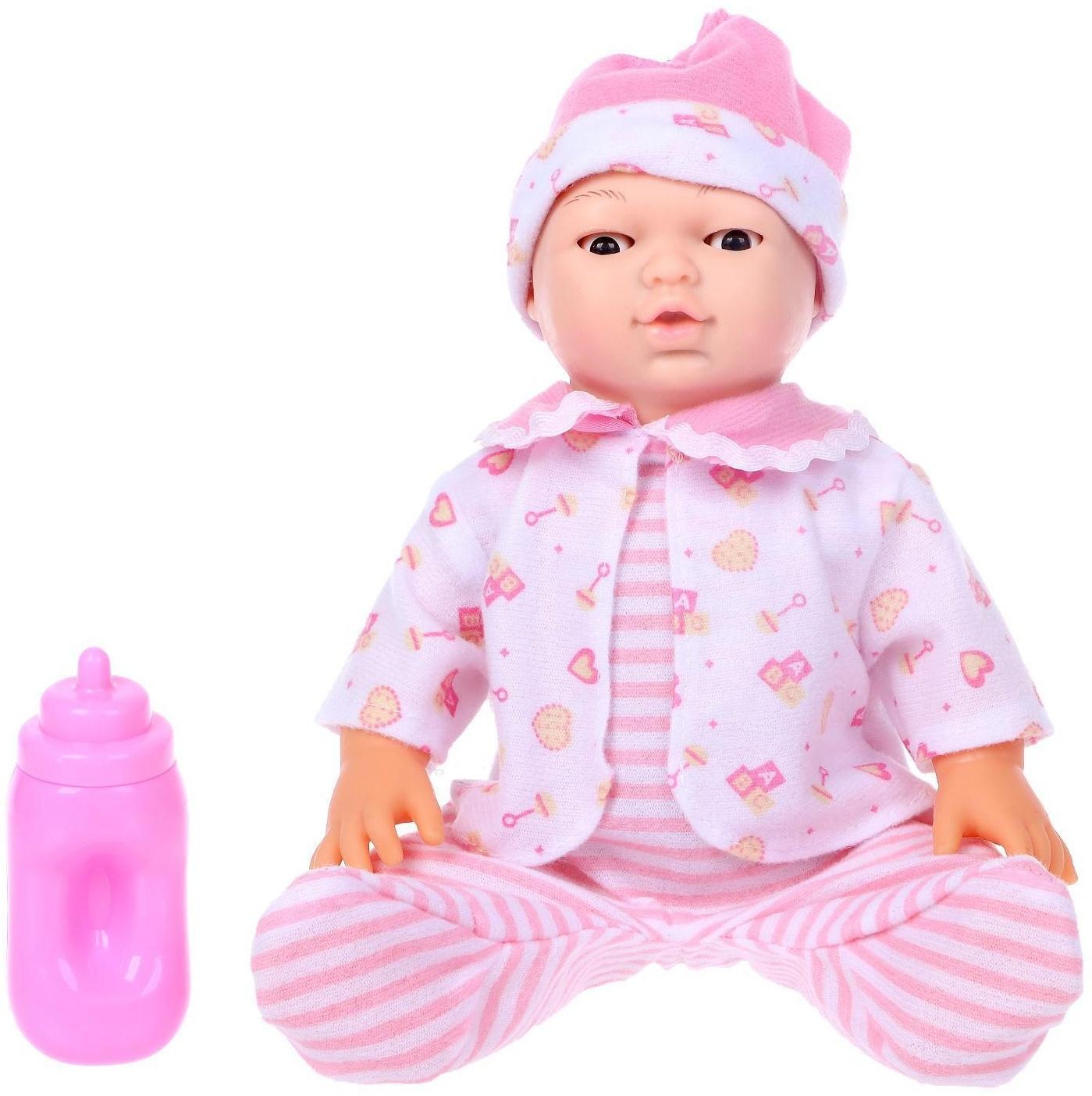 Пупс интерактивный «Малыш» мимика лица, со звуком, МИКС