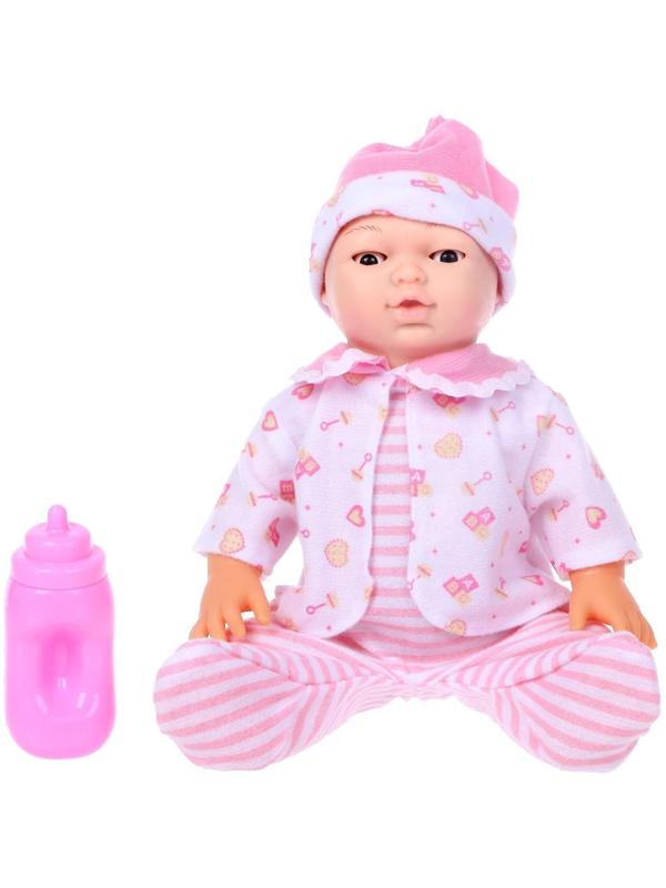 Пупс интерактивный «Малыш» мимика лица, со звуком, МИКС