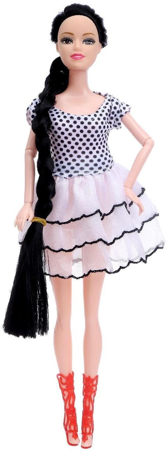 Кукла-модель шарнирная «Катя» в платье, МИКС