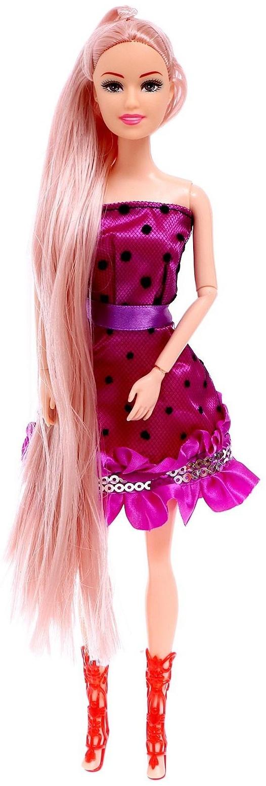 Кукла-модель шарнирная «Катя» в платье, МИКС