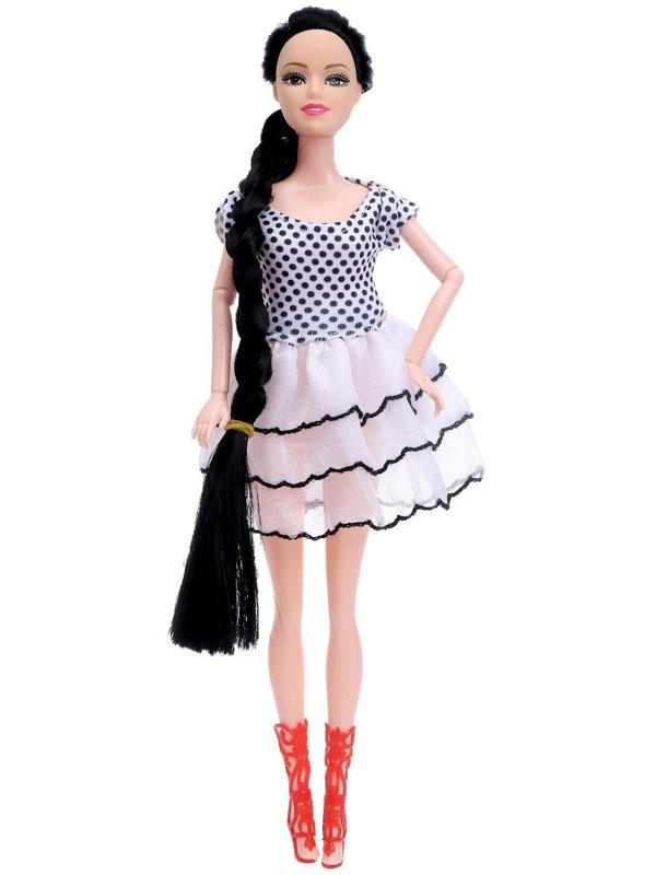 Кукла-модель шарнирная «Катя» в платье, МИКС