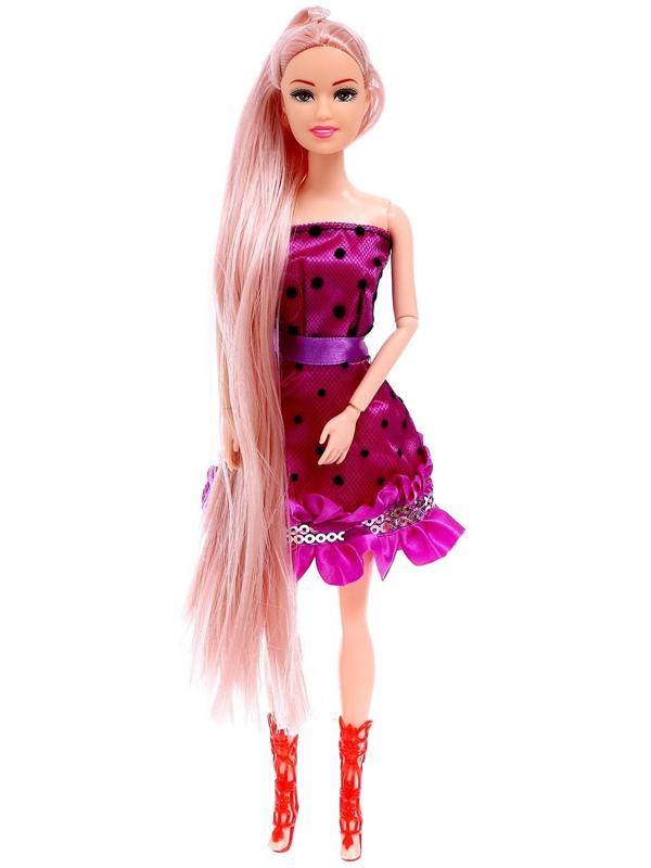 Кукла-модель шарнирная «Катя» в платье, МИКС