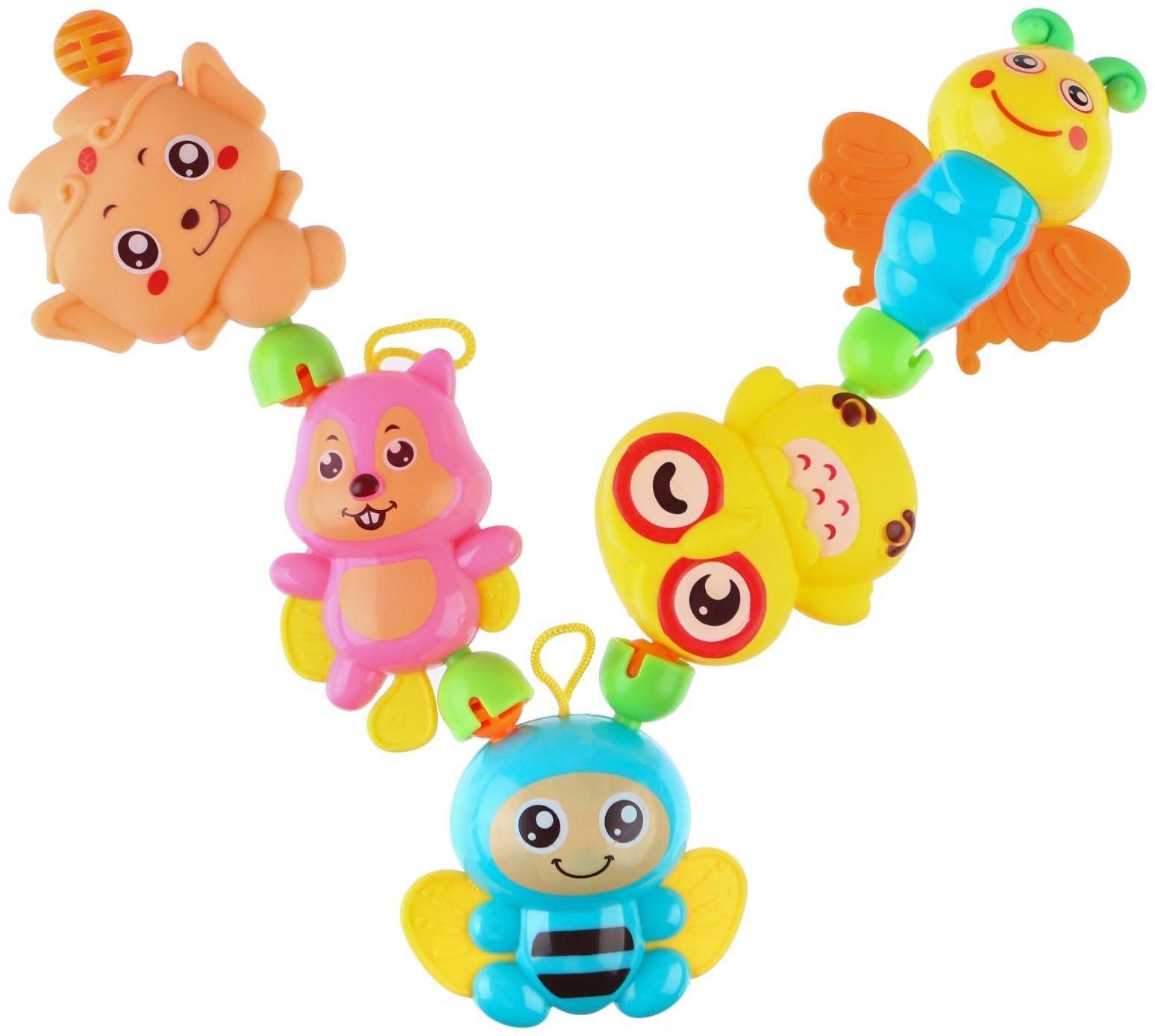 Набор погремушек «Давай играть 2», 5 игрушек