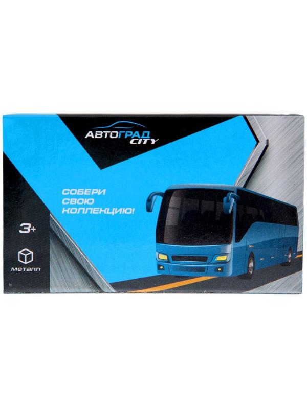 Автобус металлический «Междугородний», масштаб 1:64, цвет красный