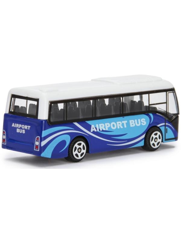 Автобус металлический «Междугородний», масштаб 1:64, цвет синий