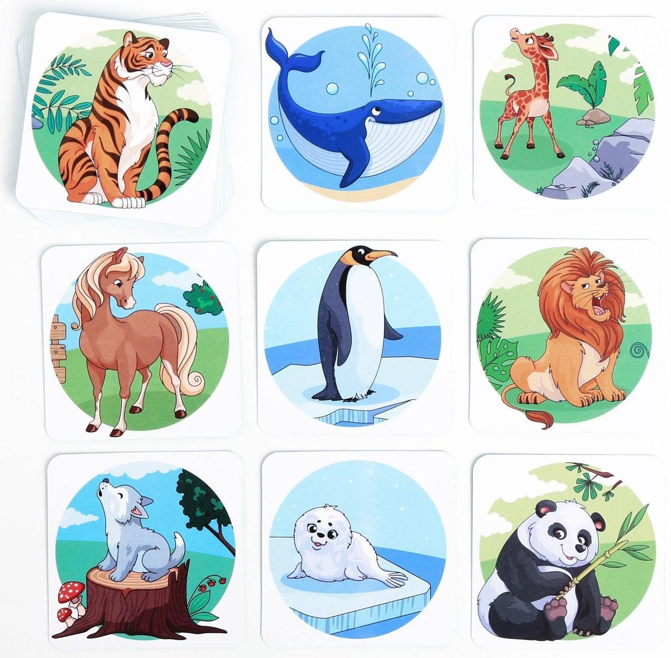 Развивающая игра «Мемо. Мамы и малыши», 3+