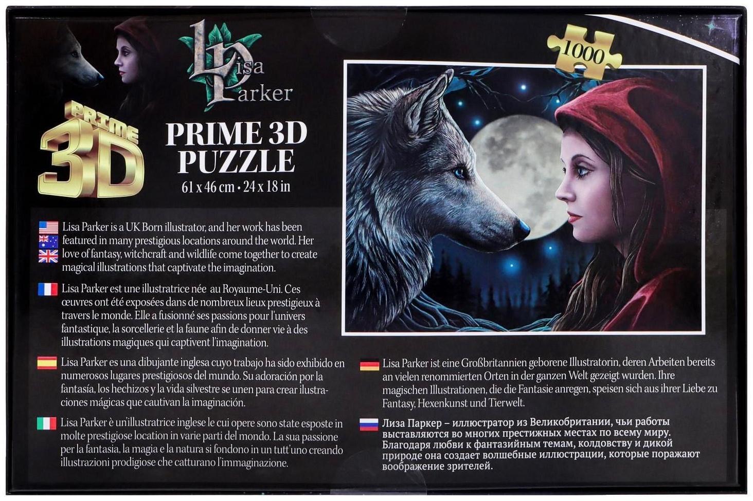 3D Пазл «Под луной», 1000 элементов, 6+