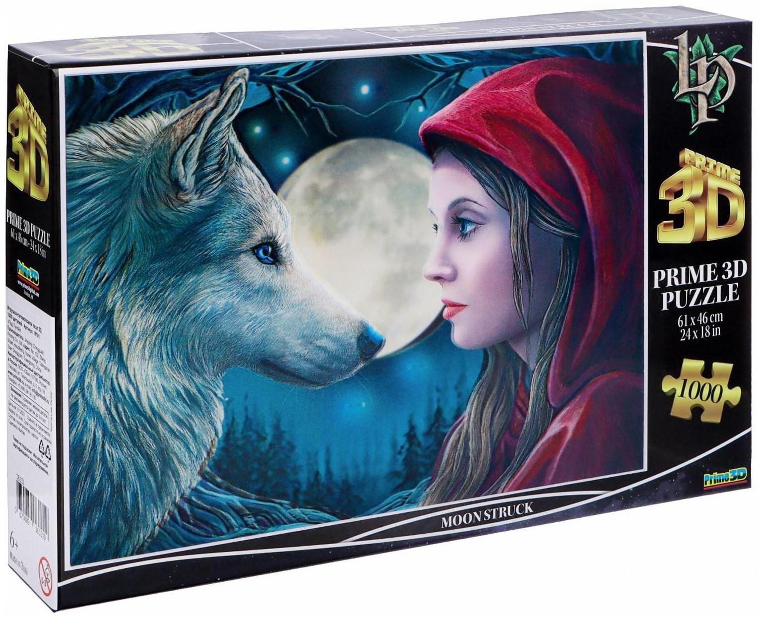 3D Пазл «Под луной», 1000 элементов, 6+