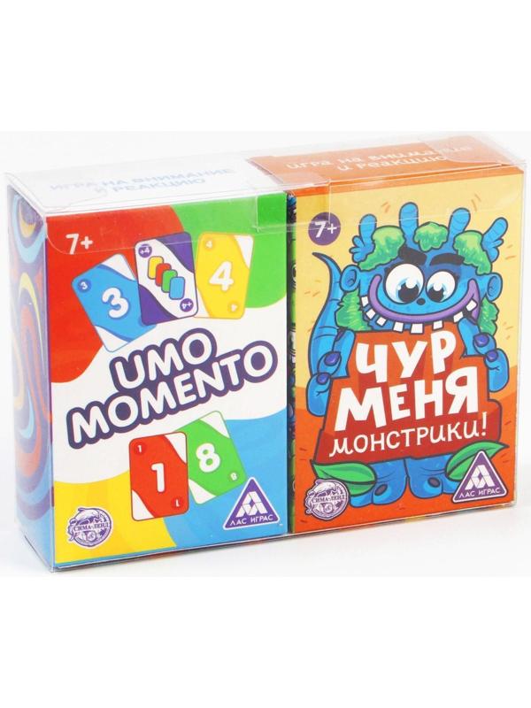 Игра на реакцию и внимание «UMO MOMENTO 2в1, крутая версия», 216 карт