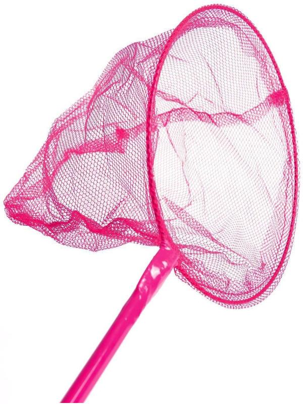 Сачок детский, ручка 90 см, d=28 см «Хамелеон», цвета МИКС