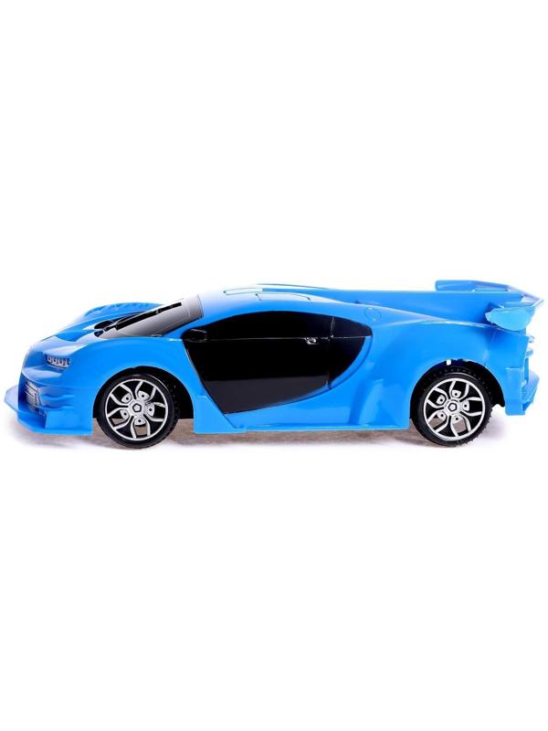 Машина радиоуправляемая «Купе», работает от батареек, цвет синий