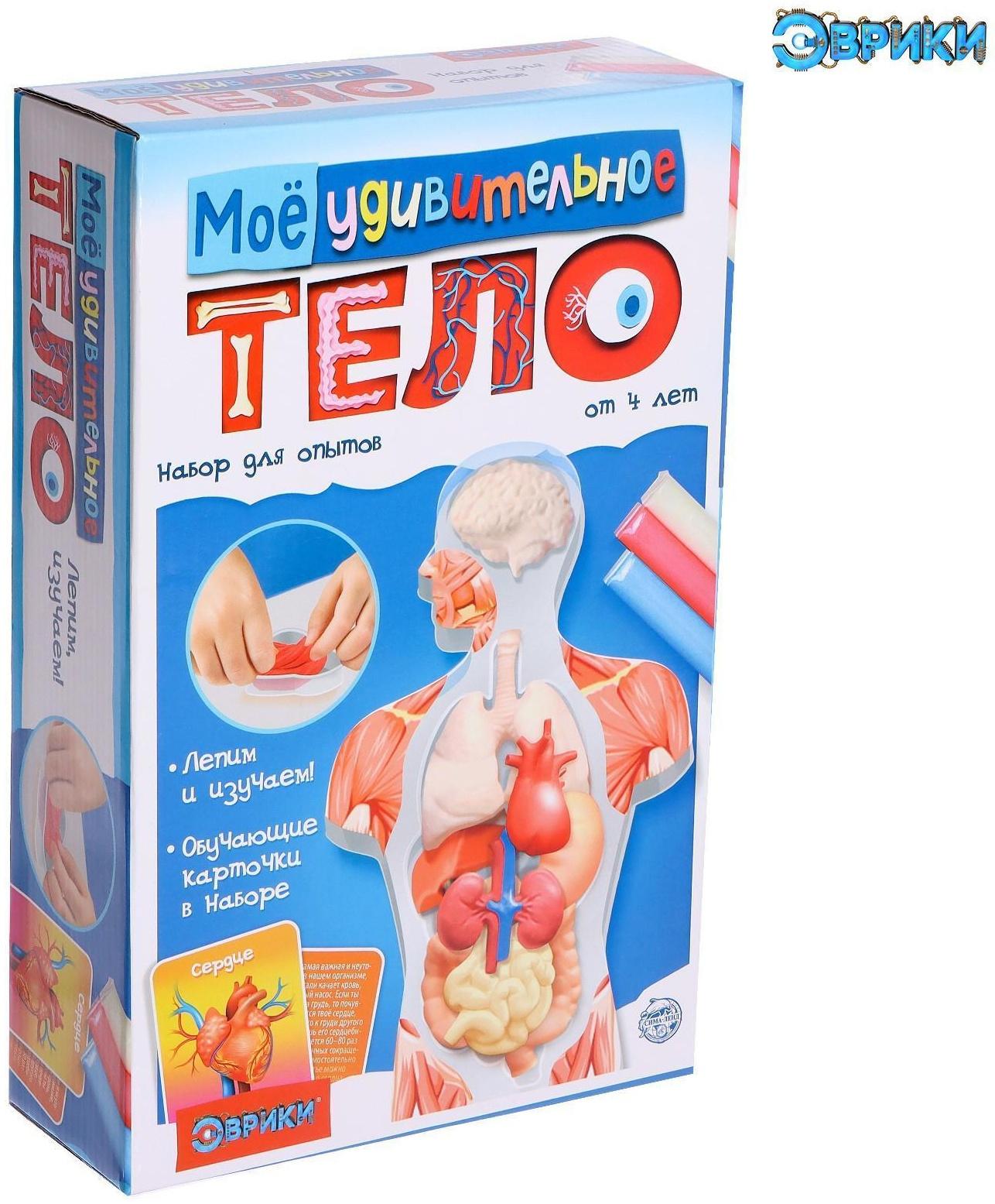 Набор для опытов «Моё удивительное тело»