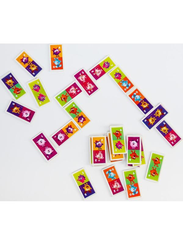 Домино «Смешарики», 28 деталей