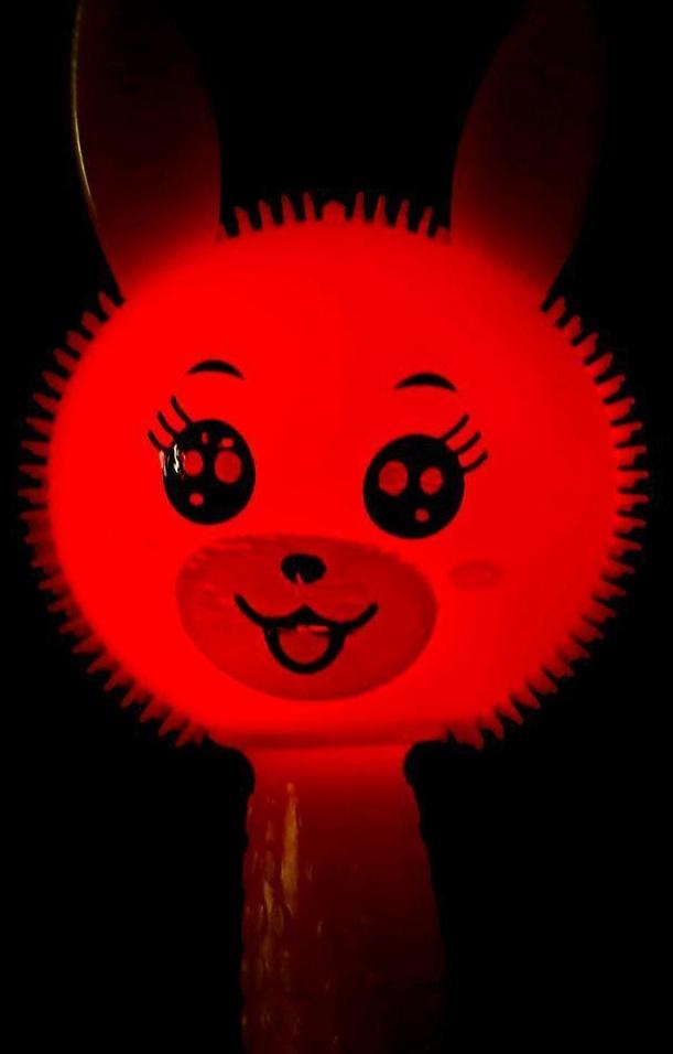 Ёжка «Зайка» световой, цвета МИКС