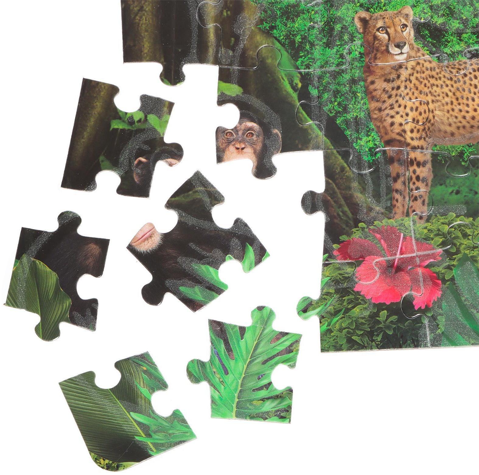 Пазлы светящиеся «В жарких странах», 88 деталей